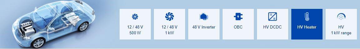 TDK HV Heater Applications for 5kW & Higher TDK HV Heater Applications for 5kW & Higher